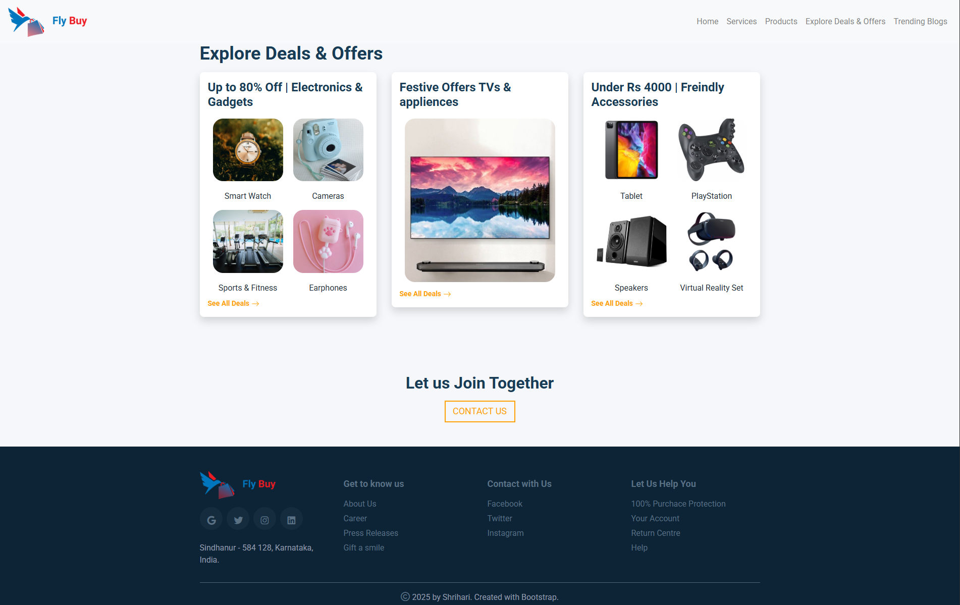 Fly Buy Products